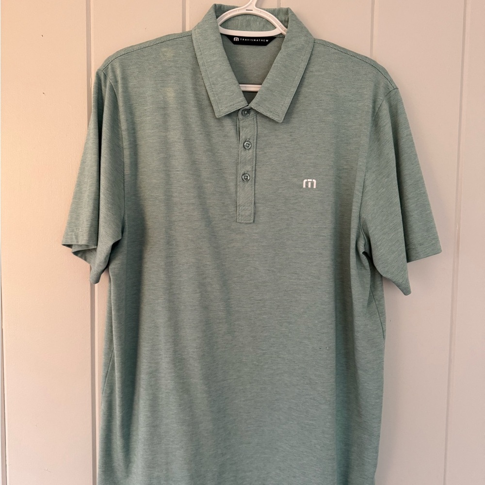Men's Green Travis Mathew Polo Shirt